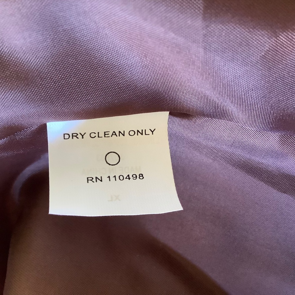 NDX Velvet Suit BlazerJacket Men’s Burgundy SZ XL - Picture 13 of 15